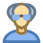 Person Old Male Skin Type 3 icon