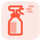 Fragrance freshener spray used on service clothing icon