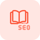 Books on seo and general digital marketing icon