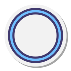 薄带圆圈 icon