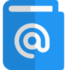 Mail contact book icon