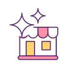 Aesthetic Grocery Store Exterior icon