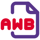 AWB Adaptive Multi Rate is an audio file format that has similar characteristics as AMR icon