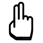 Zwei Finger icon