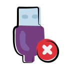 USB déconnectée icon