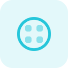 Circle menu apps isolated on whie background icon