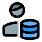 Data storage by a user for the company icon