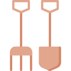 Shovel And Rake icon