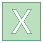 Координата X icon