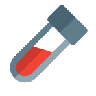 Chemical pathology lab for blood testing and other experiment icon