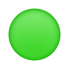 绿色圆圈表情符号 icon