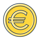 signes-de-monnaie-externes-et-de-crypto-monnaie-contour-rempli-gratuit-parfait-kalash-4 icon