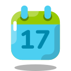 Calendar 17 icon