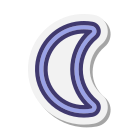 Símbolo de la luna icon