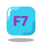 F7 键 icon