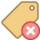 Remover etiqueta icon