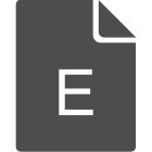 E File icon