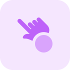 Quick access to record from single touch button icon