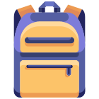 mochila-escolar-externa-elearning-y-educación-justicon-justicon-plana icon