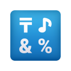 Eingabesymbole-Emoji icon