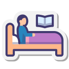 침대에서 읽기 icon