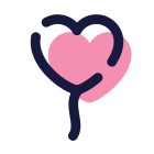 Globo de corazón icon