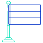 Luxembourg Flag icon