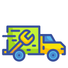 外部送货卡车客户服务wanicon-lineal-color-wanicon icon