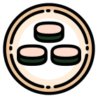 seaweed roll icon