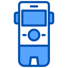 external-voice-recorder-news-xnimrodx-blue-xnimrodx icon