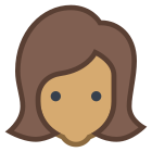 User Female Skin Type 5 icon