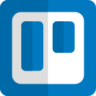 Trello a famous app for building multi to do list icon