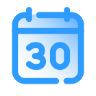 Calendar 30 icon