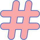 Hashtags icon