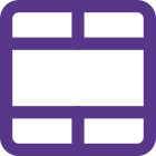 Blank cell spread-sheet cell section interface key icon