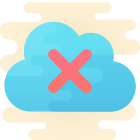 Cloud barré icon