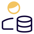 Data storage by a user for the company icon