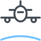 飛行機前面図 icon