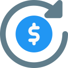 Money rotation and conversion of international currency icon