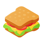 샌드위치 이모티콘 icon