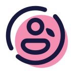 원 사용자 여성 icon