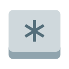 Asterisk Key icon