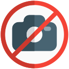 No photography is allowed inside the laundry room premises icon