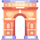 Arc de triomphe icon