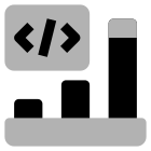 외부 막대 차트 코딩 및 프로그래밍 듀오 톤 요기-aprelliyanto icon