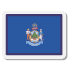 Maine-Flagge icon