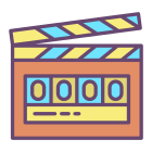 Clapperboard icon