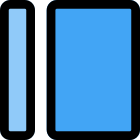 Right content body with left strip bar icon