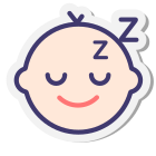 眠っている赤ちゃん icon