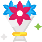 flower bouquet icon